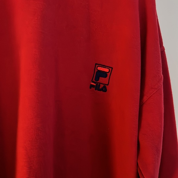 Early VINTAGE RARE 2000’s Y2k FILA PULLOVER - Picture 3 of 5